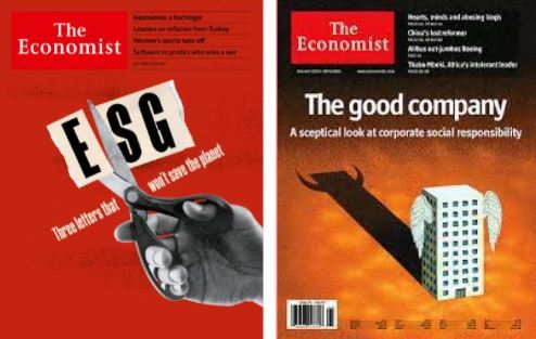 The Economist lo hizo de nuevo: ahora le tiró un baldazo de agua helada a la ESG
